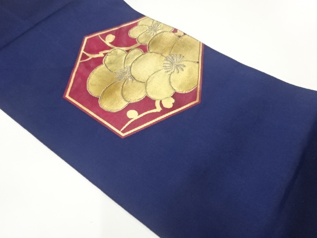 JAPANESE NAGOYA OBI / WOVEN UME